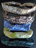 Multicoloured Patterned Headbands Handmade Exercise Yoga Everyday Women Girls