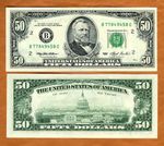USA, $50, 1993, P-494, B (New York, NY) UNC