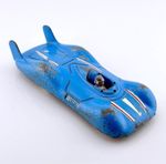 RENAULT-QUIRALU- FILANTE STAR - blue racing car - Made in FRANCE- 1950