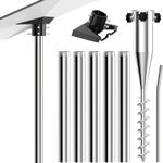 Starlink Gen3 Ground Mount Kit 5 Stainless Steel Poles for Outdoor Stand