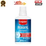 Colgate Peroxyl Antiseptic Mint Flavour Mouthwash 300ml Alcohol Free Mouthwash