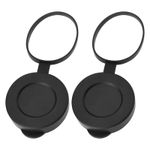 2Pcs Objective Lens Caps Lens Cover Rubber Fits 8x42 10x42 12x42 Binoculars
