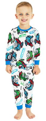 Boys Thomas The Tank Fleece Personalised Pyjamas Boys Train Nightwear PJs
