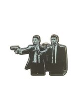 ARSENAL GABRIEL AND SALIBA PULP FICTION SOUVENIR PIN BADGE FREE UK 48HR POST