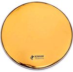 GOLD Mirror  22 Inch Bass  Drum Head by Bonham DRUMHEADS  single ply resonant