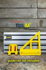 Dewalt Combo -  G-Clamp All-In-One + Large 45&90 Degree Angle Guide Rail Stop