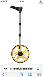 Road and Track Digital Measuring Wheel by Faithfull Quality Tools