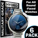 6X Hydrogel Screen Protector Film for Round Smart Watch Face MATTE ALL SIZES