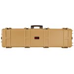 Nuprol Premium Tan Rifle Case with Wave Foam - Extra Large (1370 x 390 x 150 mm)