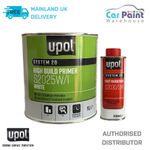 U-POL WHITE 1.25L 2k HS High Build Primer Filler Kit S2025 1L S2030 2pack UPOL