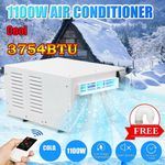 220V Portable Air Conditioner Cooling Conditioning Unit 3754 BTU 1100W W/Remote