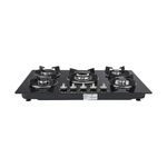 Gas hob Cooker Cook Top 5 Burners Tempered Glass Natural Gas LPG 35,900 BTU 77CM