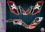 QUADZILLA 320 XLC 300 STICKERS - GRAPHICS KIT - 500 XLC DECALS - GRAPHICS KIT