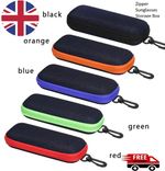 Portable Zipper Eye Glasses Sunglass Hard Case Reading Cover Box Protector Gift
