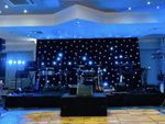 LEDJ DMX LED Starcloth System 8 x 4.5m Cool White LEDs Black Cloth DJ Stage