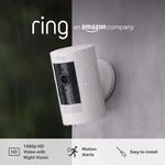 Ring Wireless Indoor/Outdoor Security Camera Battery White NEW !!