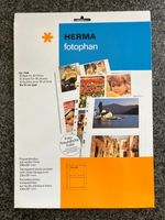 Herma 7586 Fotophane Photo View Sleeves 10x15 cm Across White 10 Sleeves NEW and Original Packaging
