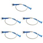 Magnetic Grabber Pickup Tool 5Pcs Bendable Magnet Wand with Light