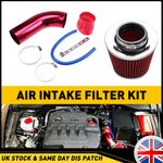 Universal Car Cold Intake Air Pipe Filter Set Induction Tiub Flow Hose System UK