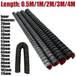 Black Silicone Air Ducting Flexible Brake Hot Cold Induction Intake Pipe Hose