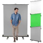 Foldaway Lightweight Portable Background Stand with Polyester Background 1.5mx2m