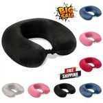 Travel Pillow Memory Foam Neck Support Super Soft Head Rest Car Plane Cushion
