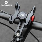ROCKBROS Bike Phone Holder Adjustable Firmly Aluminum Phone Support For Cycling