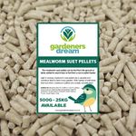 GardenersDream Mealworm Suet Pellets - High Energy Feed Wild Bird Garden Food
