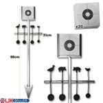 Horizon Airsoft Air Rifle Spinning Shooting Target Stand Holder Metal Large