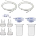 Maymom Pump Parts for Ameda Purely Yours Pumps; Incl. Top Cap, Silicone Membrane