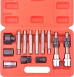 13Pcs Alternator Tool Set Clutch Freewheel Pulley Repair Tool Removal Socket Kit
