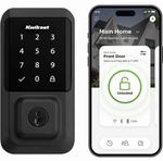 Kwikset HALO Matte Black WiFi Touchscreen Keypad Smart Lock Deadbolt SmartKey