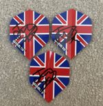 Personally Signed Jack Main Darts Flights