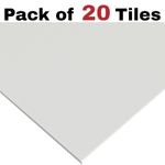 Suspended Ceiling EasyClean Wipeable 595mm x 595mm Panels Board 20 Tiles 600mm