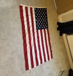 Vintage Valley Forge Flag Co Pioneer US Flag 3x5 Ft 100% Cotton 50 Star USA