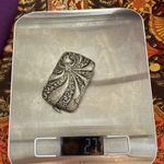 Antique Art Nouveau Neo Silver Match Safe Vesta Case Repousse CR&S