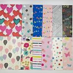 40 Sheets Thick Glossy Assorted Birthday Wrapping Paper & Tags Quality Gift Wrap