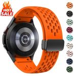 Magnetic Silicone Watch Strap for Samsung Galaxy Watch 7 6 5 4 40mm 44mm 45mm 5
