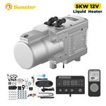 12V 5KW Diesel Fuel Liquid Heater Gasoline Preheater LCD Water Pump Parking Car