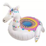 Giant Llama Swimming Pool Ride On Lounger Inflatable Novelty Water Float 14yo+
