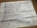 Vilna - Minsk 1950 Map Vilnyus Lithuania & Soviet Russian very clean sheet......
