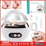3in1 Electric Nail Clippers Nail File Safe Automatic Trimmer Cutter Rechargeable