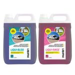 Blue Pink Caravan Toilet Chemical, 10L Fluid for Caravan Motorhome WC 2x5L