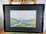 ATTRIBUTED ROBERT JAMES LUGG 1877-1951 WATERCOLOUR GOUACHE LANDSCAPE RIVER
