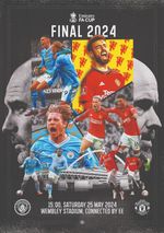 FA CUP FINAL 2024 Manchester City v Manchester United - official match programme