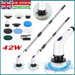 Electric Spin Scrubber Cordless Powerful Scrub Brush Cleaning Shower Tub Floor
