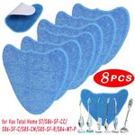 8 Pack For Vax Microfibre Cleaning Pads Type 1, fit a Vax Steam Glide CDHF-SGXS