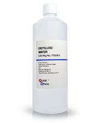 Distilled Water 99.9% Pure 1L Bottle (White) Pure Chem