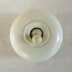Vintage Simplicitas Bakelite Ceramic Light Toggle Switch 2 Way White