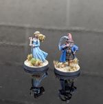 Tom Bombadill and Goldberry - MESBG - Painted Metal